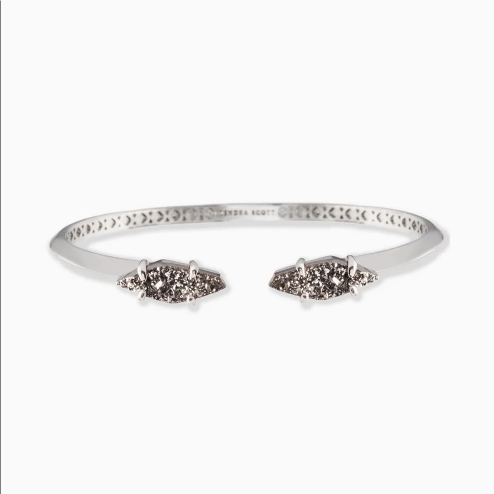 Kendra Scott Bianca Cuff Bracelet Platinum Drusy